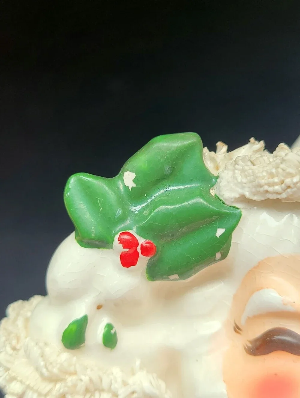 Napco Vintage Spaghetti Santa Planter